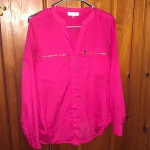 Calvin Klein Button Up Blouse
